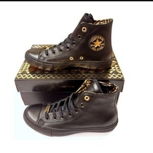 Converse leather high tops - brand new
